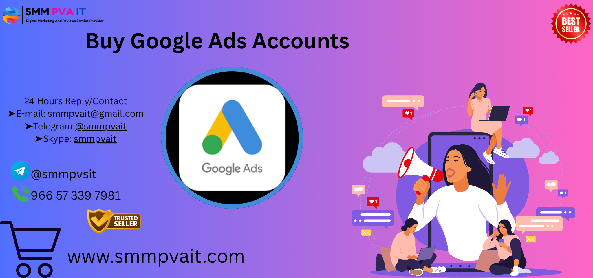 Buy Google Ads Accounts
