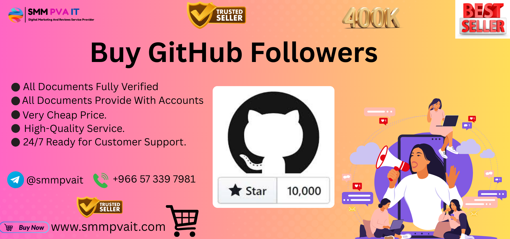 Buy GitHub Followers
