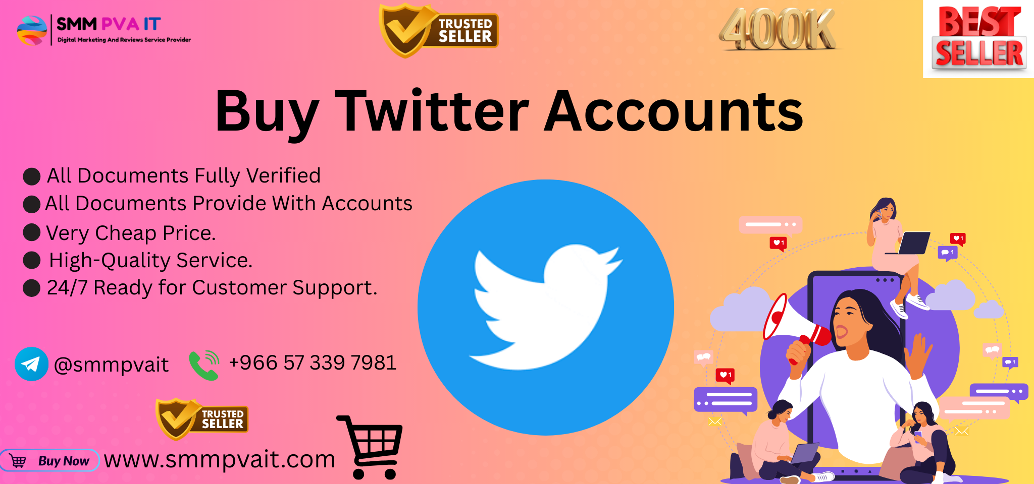 Buy Twitter Accounts
