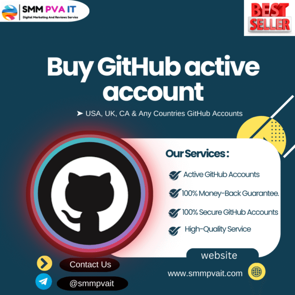 Buy GitHub active account